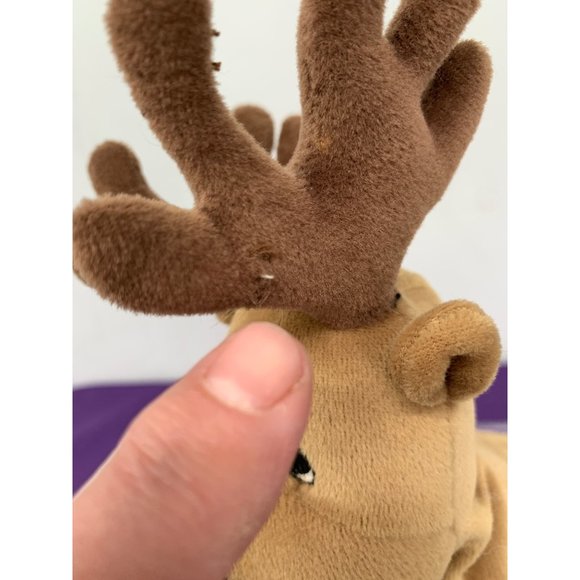 Precious Moments Tender Tails, 1998 Tan/ Brown Reindeer - Picture 3 of 12